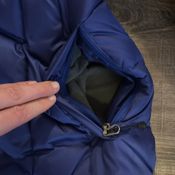 Lands’ End full length down puffer coat sz XS 2-4 - Picture 5 of 11